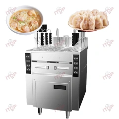 Restaurant Commercial Noodle Cooking Machine Pasta Udon Spaghetti Ramen Dumplings Wonton Auto Lifting Cooker