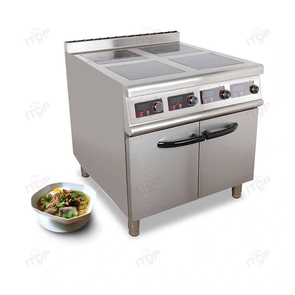 Restaurant Commercial Electric Cooktops Induction Cooker Commercial Induction Stove With Cabinet
