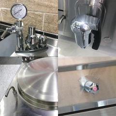 Hotel Restaurant Kitchen Equipment Industrial 100L Commercial Electric Gas Soup Kettle Soup Boiler