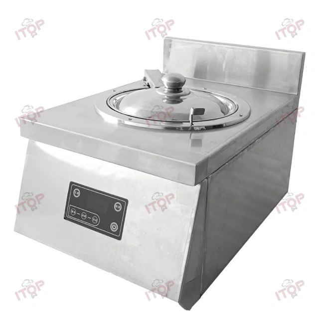 Commercial Single Wok Stove Claypot Rice Machine Electric 2000w Cooker Stove
