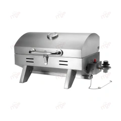 Manufacturer Cheap Price Outdoor Camping Garden Tabletop Single Head Stainless Steel Portable Gas Foldable Bbq Grill