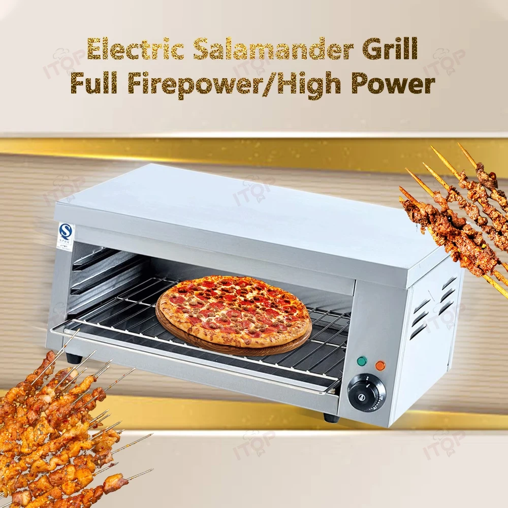 Commercial Electric Gas Table Top Hanging kitchen Salamander Toaster Steak Salamander Grill