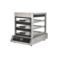 Restaurant 304 Stainless Steel Dim Sum Steamer Commercial Single Holes Electric Bun Steaming Machine