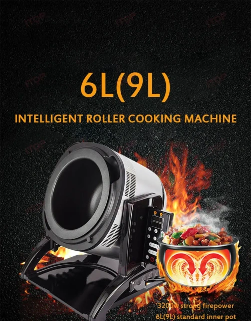 6L 9L Commercial Multifunction Robot Stir Fry Cooking Machine Intelligent Automatic Fried Rice Wok Cooker Robot Machine