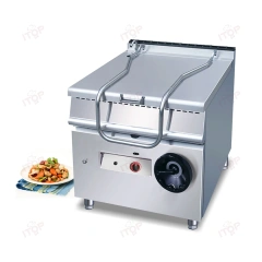Electric Gas Tilting Braising Pan 80 Litres Bratt Pan Frying Boiling Grilling Simmering Tilt Pan