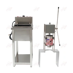 5L Barrel Commercial Spanish Churro Machine With 25L Fryer And 5 Pieces Different Nozzles