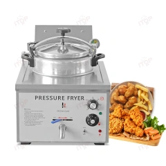 Table Top 16L Electric Pressure Fryer Chicken Express Frying Pot Restaurant Hotel Fast Food Store