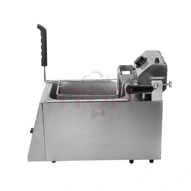 Electric Auto Lift Type Electric Fryer 8L Deep Lift Up Fryer Chicken Frying Machine Chips Fryer