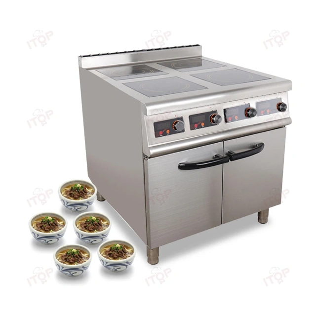 Restaurant Commercial Electric Cooktops Induction Cooker Commercial Induction Stove With Cabinet