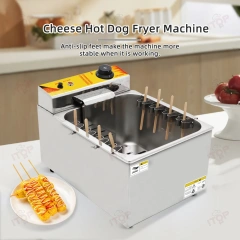 12L Professional Easy To Clean For Cheese Hot Dog Frying Cooking Machine Mozzarella Corn Dog Deep Fryer