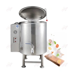 60l - 600liter Large Capacity Water Double Jacketed Boiling Pot Commercial Kitchen Gas Electric Soup Kettle Jacketed Boiling Pan