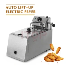 Electric Auto Lift Type Electric Fryer 8L Deep Lift Up Fryer Chicken Frying Machine Chips Fryer