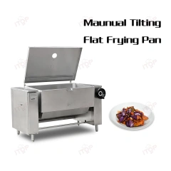 Commercial 80l 115l 150l 200l 280l 320l Brasing Pan Tilt Skillet Industrial Boiling Cooking Kettle Tilting Bratt Pan Machine