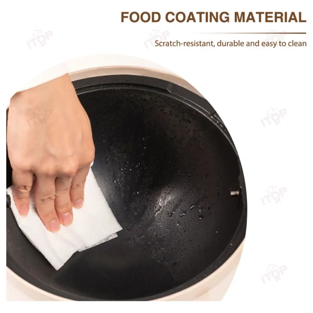 3.5L Capacity Home Kitchen Use Cooker Robot Automatic Food Cooking Wok Stir Fry Machine