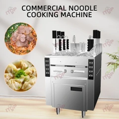 Restaurant Commercial Noodle Cooking Machine Pasta Udon Spaghetti Ramen Dumplings Wonton Auto Lifting Cooker
