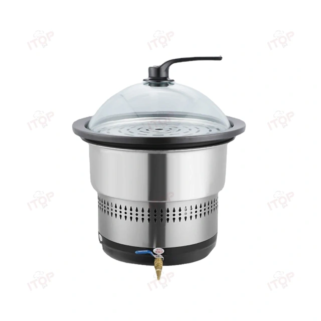 Desktop Electric Mini Hot Pot Cooking Pot 220v Multifunctional 2 Layers Electric Steaming Cooker