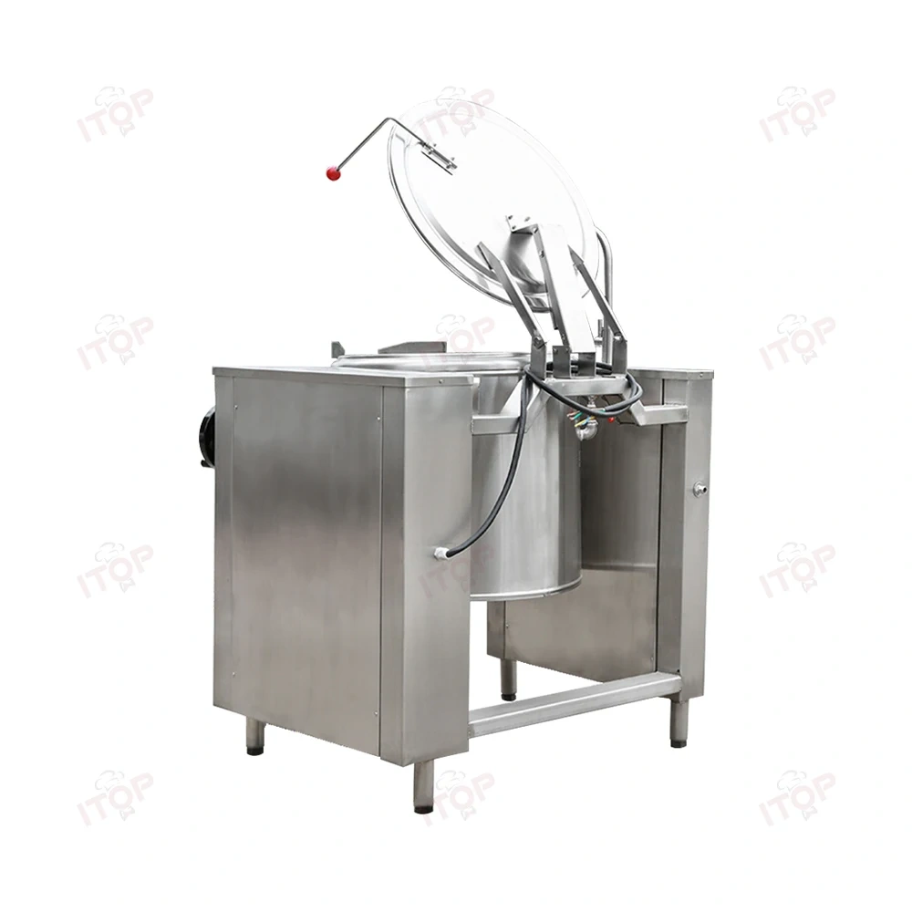 100l-500l Industrial Auto Gas Electric Tilting Kettle Boiler Industrial Gas Steam Jacketed Kettle In Large Kitchens