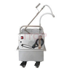 Fryer Filter Stainless Steel Cooking Oil Filter Machine  Commercial 48L Fuel Oil Filter Portable Fryer Oil Filtration System