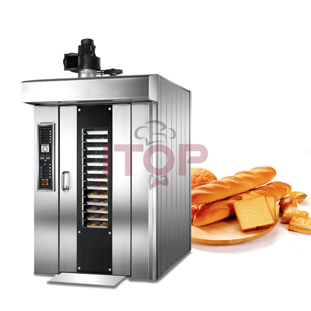 Electric/Gas/Diesel 16 Trays Bakery Oven Industrial Commercial Full Automatic Bread  Oven