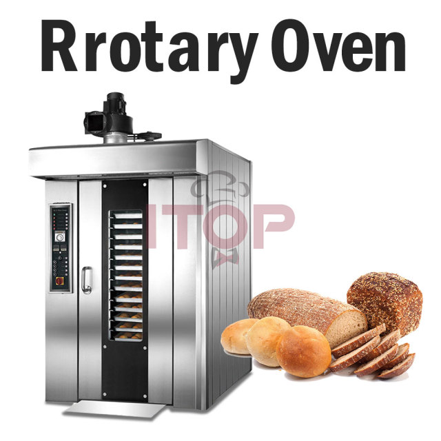 Electric/Gas/Diesel 16 Trays Bakery Oven Industrial Commercial Full Automatic Bread  Oven