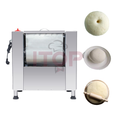 220V 110V Stainless Steel Electric Dough Kneading Machine Flour Mixers Commercial Food Spin Mixer 15KG 25KG 50KG