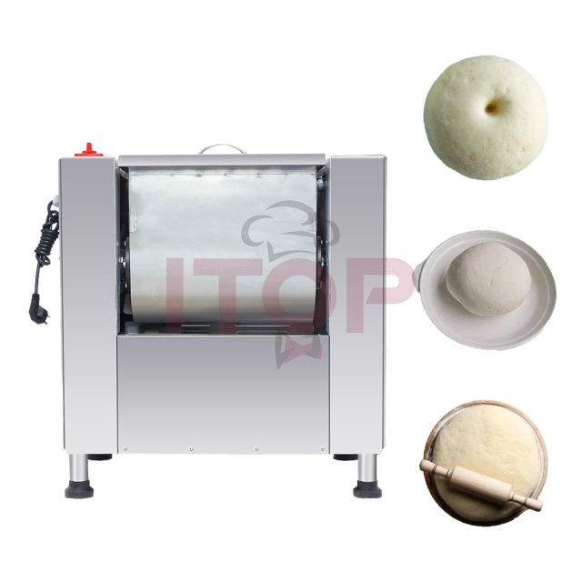 220V 110V Stainless Steel Electric Dough Kneading Machine Flour Mixers Commercial Food Spin Mixer 15KG 25KG 50KG