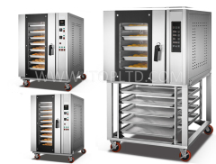 Professional 8 10 Trays Big Commercial Convention Electric Gas Convection Oven For Restaurant Bakery Shop Hotels