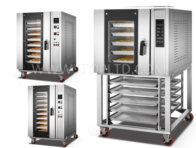 Multi Function 5 Trays Convection Oven Commercial Counter Top Hot Air Convection Oven For Bakery