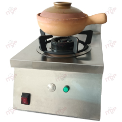 Chinese Restaurant Clay Pot Stove 1/2/4/6/8/10/12-head Ceramic Pot Burner Stove Commercial Gas Cooktops Casserole Cookers