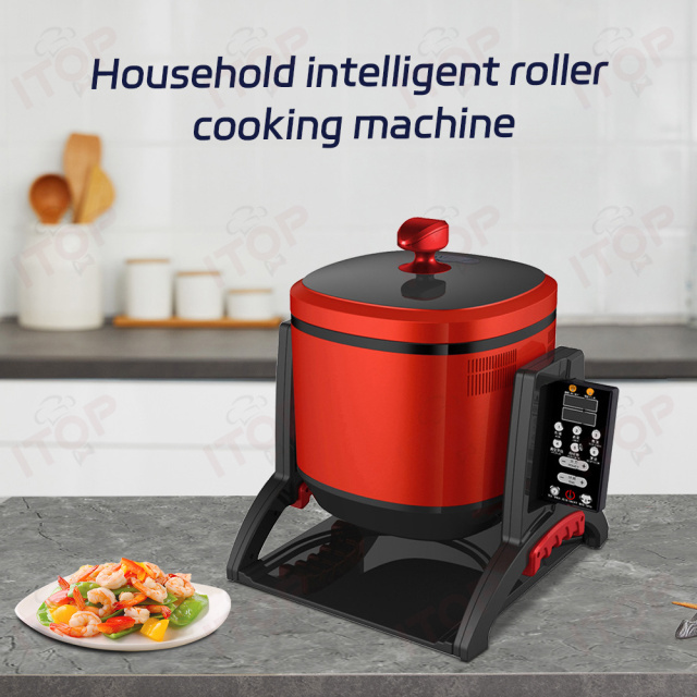 Non-Stick Coating Drum Intelligent Automatic Cooking Robot 6 Liters Multi-functional Cooking Mixer Machine