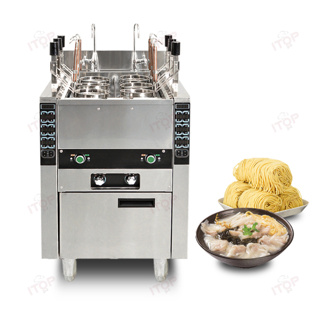 Automatic Lift Up Pasta Boiler Noodle Cooker Station Restaurant Commercial Induction Gyoza Spaghetti Ramen Cooking Machine