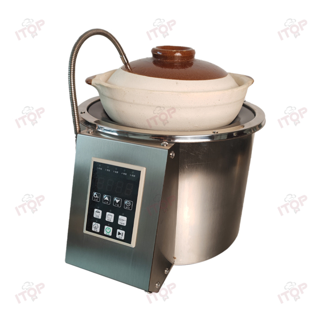 Commercial Restaurant Claypot Cooker Light Wave Heating Casserole Pot Stove Programmable Clay Pot Cooking Stove