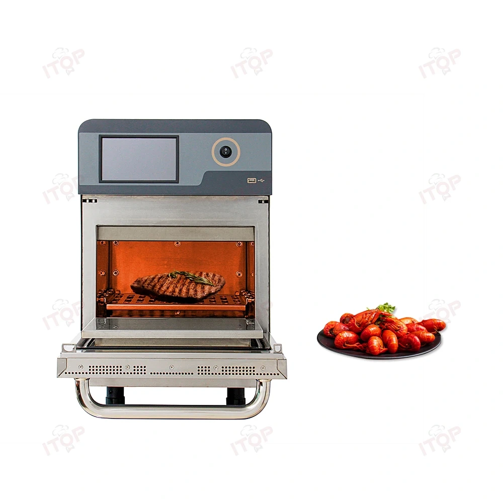 30A 20 Times Faster CE ETL Intelligent Commercial Microwave Convection Rapid Speed Hot Air Touch Screen Industrial Ultra Fast Oven