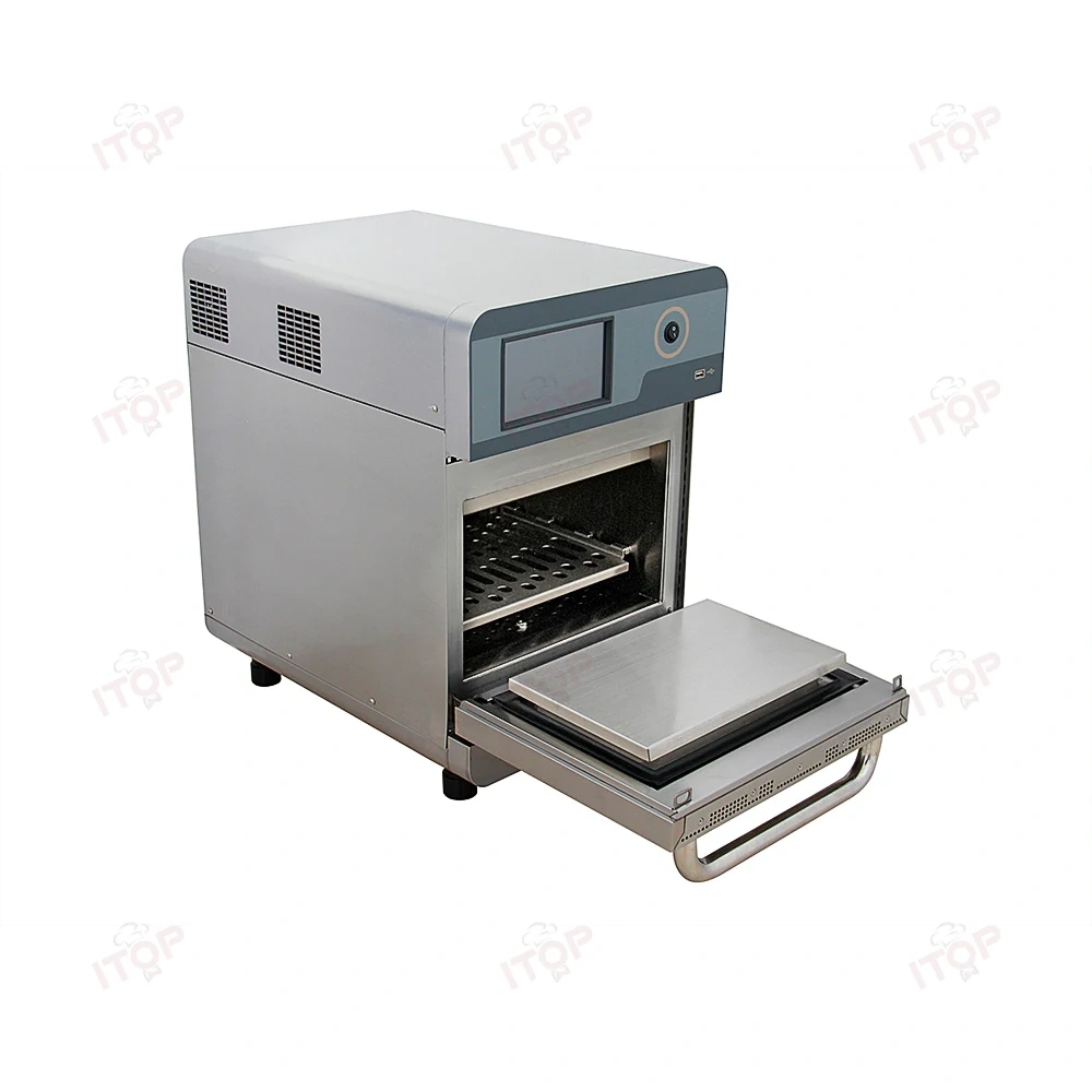 30A 20 Times Faster CE ETL Intelligent Commercial Microwave Convection Rapid Speed Hot Air Touch Screen Industrial Ultra Fast Oven