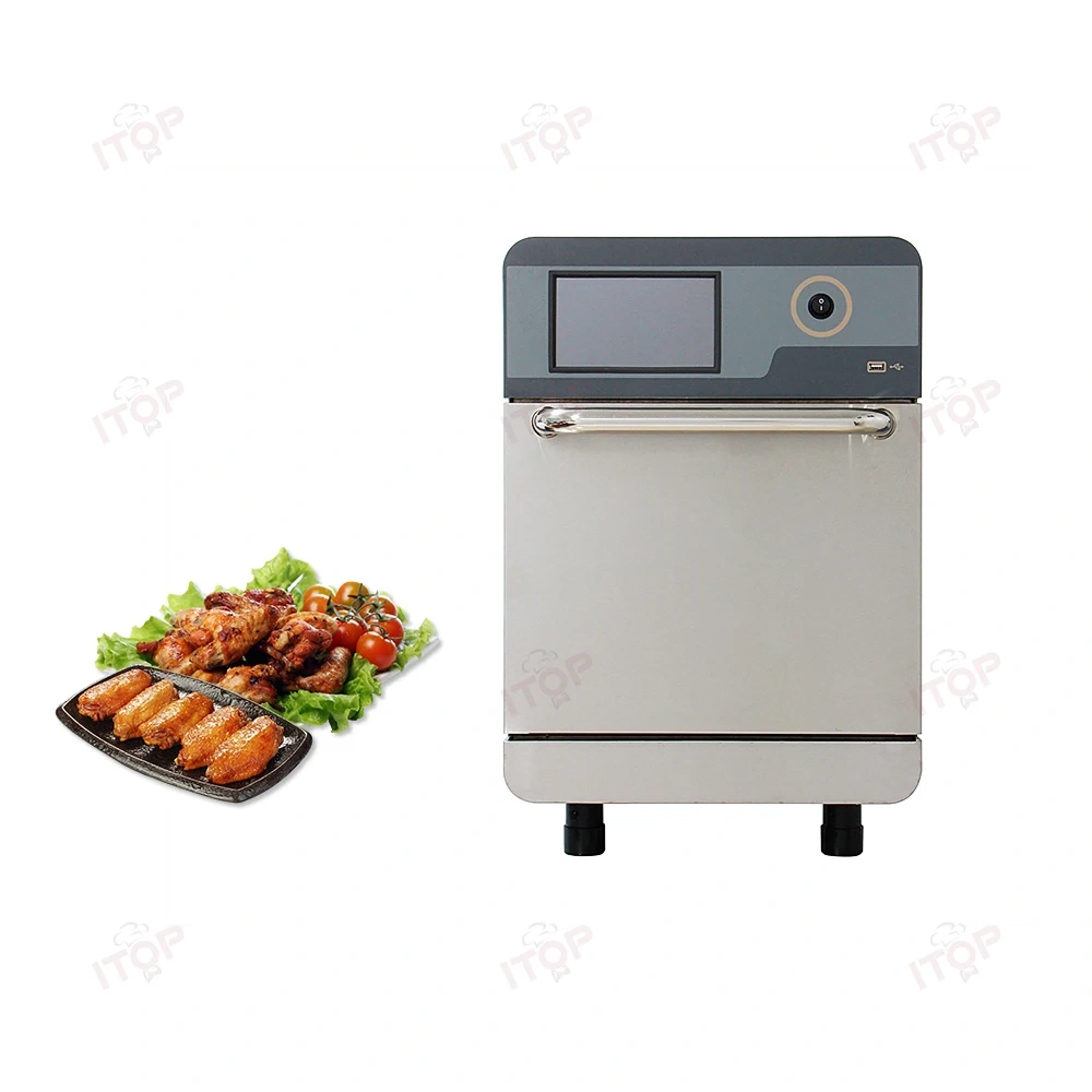 30A 20 Times Faster CE ETL Intelligent Commercial Microwave Convection Rapid Speed Hot Air Touch Screen Industrial Ultra Fast Oven
