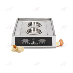 High Power Double Heating System Electric Bun Steamer Commercial 6kw 8kw Dumpling Baozi Stuffed Food Steamer Machine