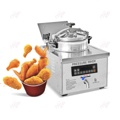 16 Litres Electric Oil Pressure Fryer Broaster Chicken Pressure Fryer Electric Countertop Pressure Fryer For Chicken