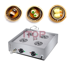 4 Holes Counter Top Electric Commercial Chinese Bun Steamer Bao Buns Steamer Multipurpose Food Steaming Machine