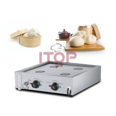 4 Holes Counter Top Electric Commercial Chinese Bun Steamer Bao Buns Steamer Multipurpose Food Steaming Machine