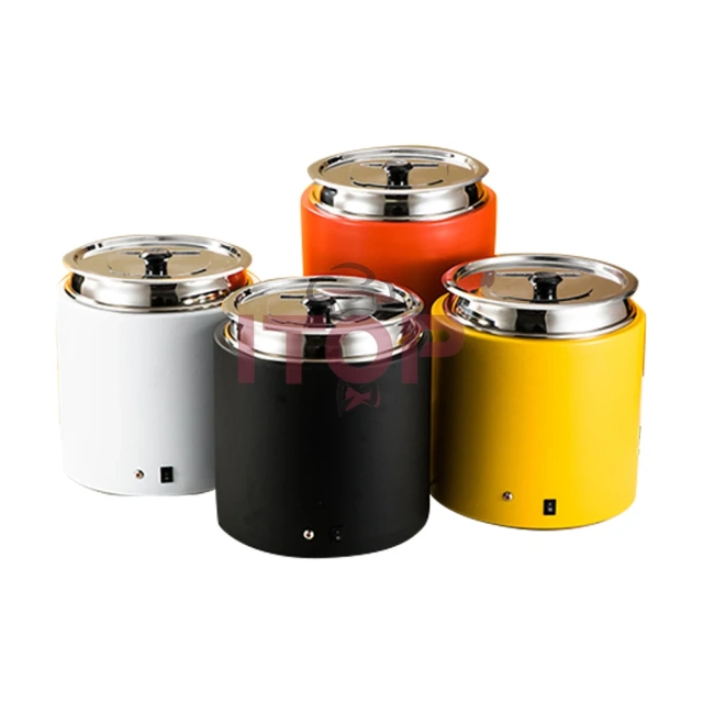 Electric Soup Pot Catering Soup Warmer Station 10L Soup Chafing Dish