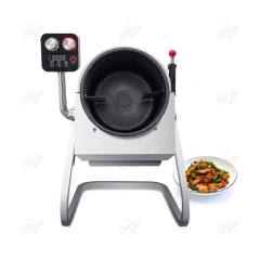 300mm Pot Simple Operation Automatic Cooking Machine Induction Heating For Commercial Restaurant Kitchen Equipment