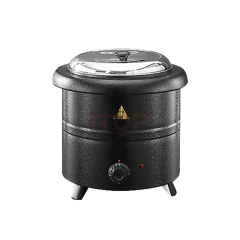 Catering Buffet 10L 13L Black Painted Body Stainless Steel Electric 220V 110V Hot Soup Heating Warming Pot