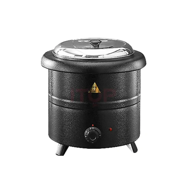 Catering Buffet 10L 13L Black Painted Body Stainless Steel Electric 220V 110V Hot Soup Heating Warming Pot