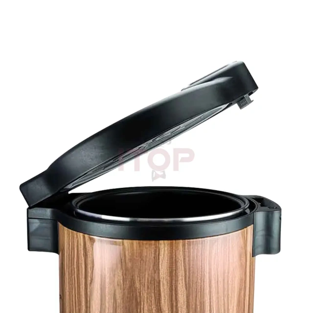 Wood Grain Appearance Thermal Insulation Machine Equipment Electric Heating Bucket Rice 15L Food Warmer