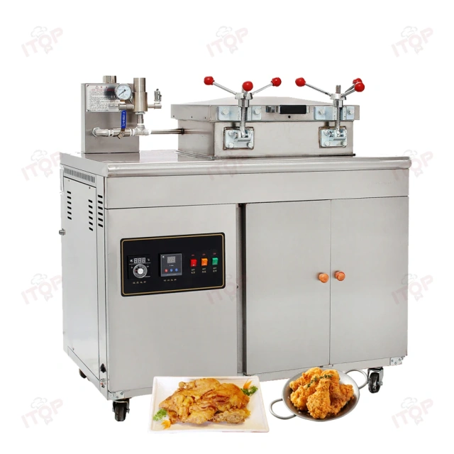 Commercial 30L Electric Gas Chicken Deep Pressure Fryer Stove Duck Fish Brosted Pressure Fryer Machine