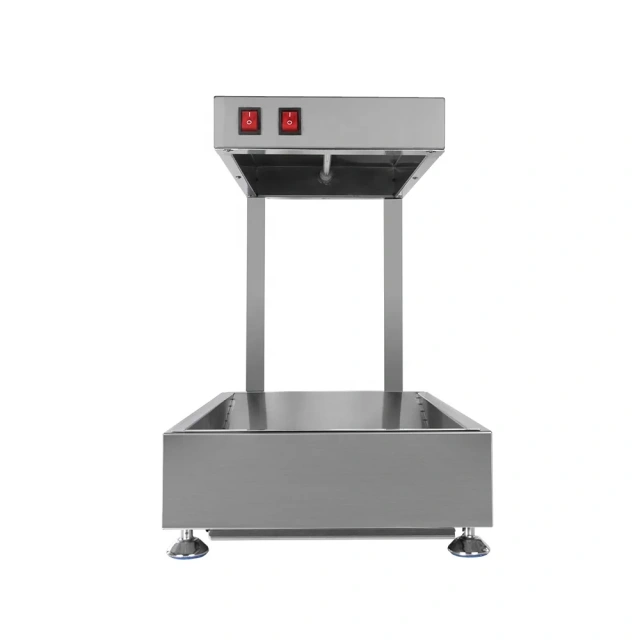 Hot Catering Equipment Food French Fries Warmer Display Showcase Commercial Churros Chips Warmer Machine