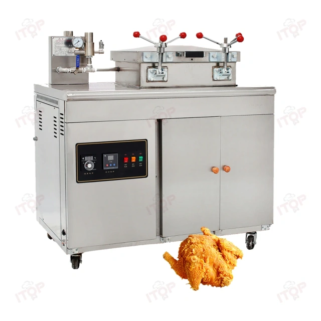 Commercial 30L Electric Gas Chicken Deep Pressure Fryer Stove Duck Fish Brosted Pressure Fryer Machine