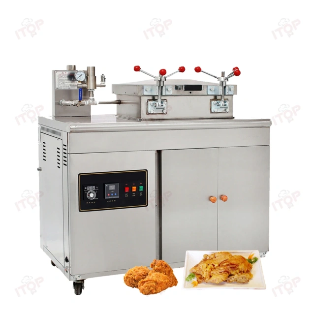 Commercial 30L Electric Gas Chicken Deep Pressure Fryer Stove Duck Fish Brosted Pressure Fryer Machine