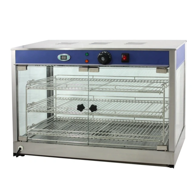 Food Warmer Showcase Hot Food Showcase Glass Food Warmer Display Showcase