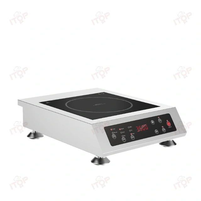 8 Levels Power Adjustable Commercial Home Use Button Control Stainless Steel Kitchen Electric Induction Cooker Stove